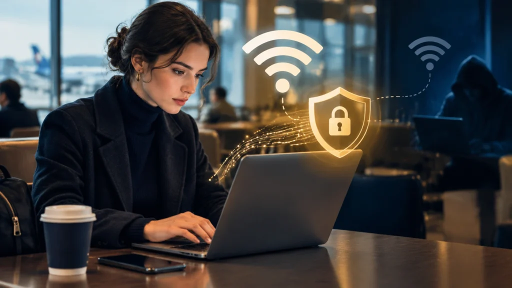 how to use public wi fi safely