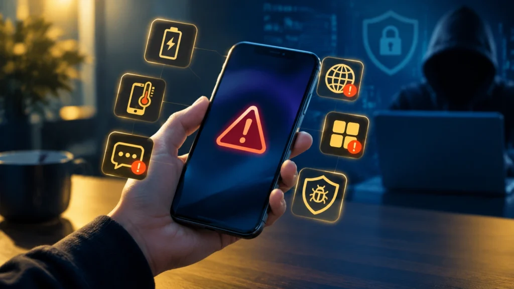 signs that your smartphone may have spyware